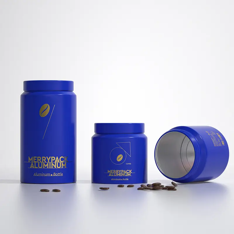 Aluminum Coffee Food Tin bottle