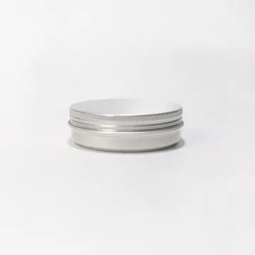 100ml Round Metal Packing Container Aluminum Tin Jars for Cosmetics