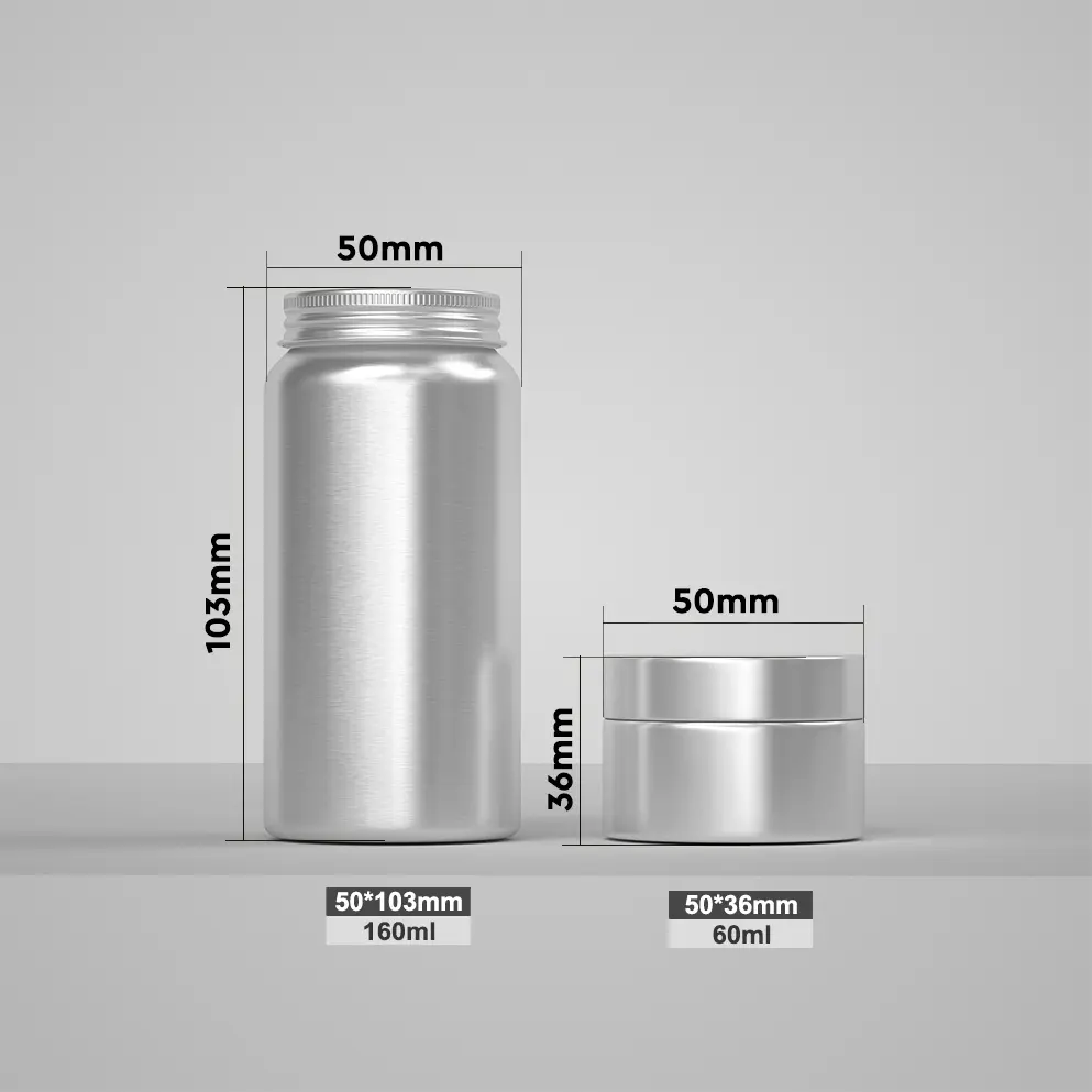 100ml medical aluminum bottle