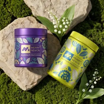 Food Grade Large Aluminum Medical Tins | High-End Supplement Packaging | OEM ODM Custom Factory Price Bulk