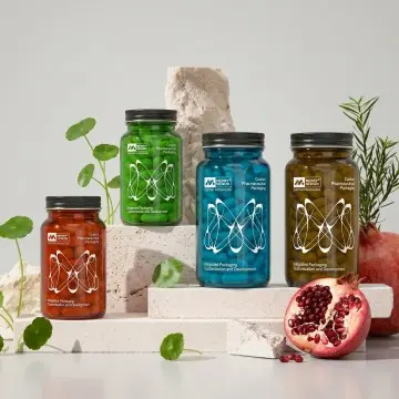 Custom Glass Pill Bottles Wholesale | 50-300g Medicine & Vitamin Packaging