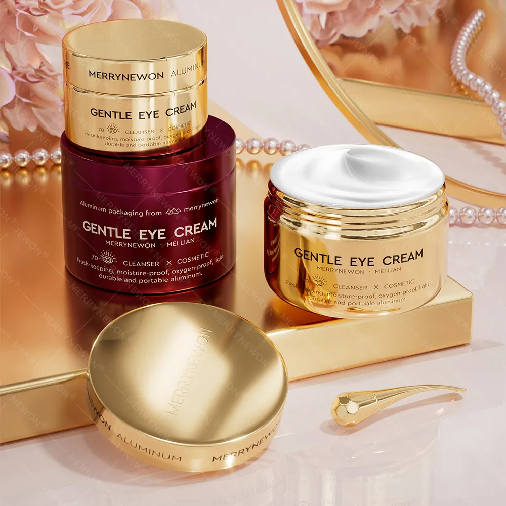 120ml Luxury Round Metal Packaging Container for Eye