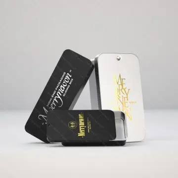 Custom Gold-Foil Push-Pull Iron Box with Logo