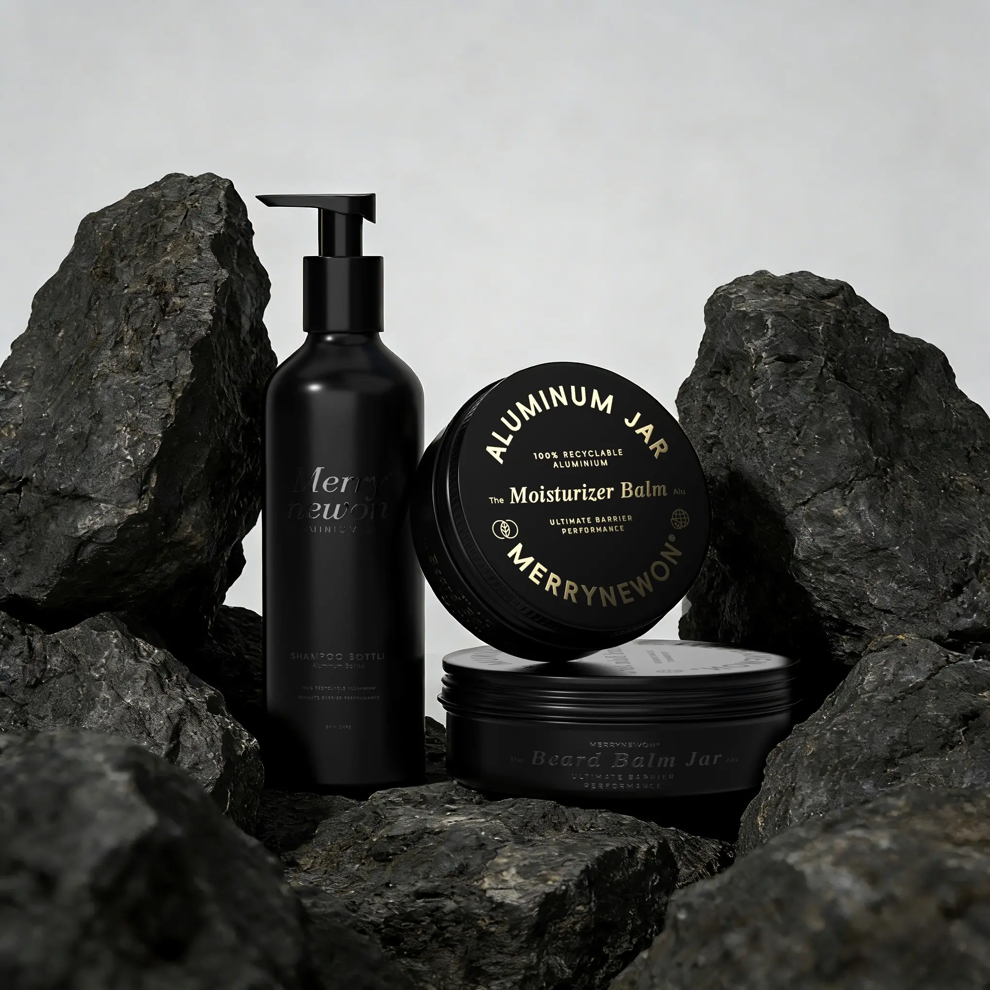 Premium Custom Aluminum Packaging for Men's Skincare Launched