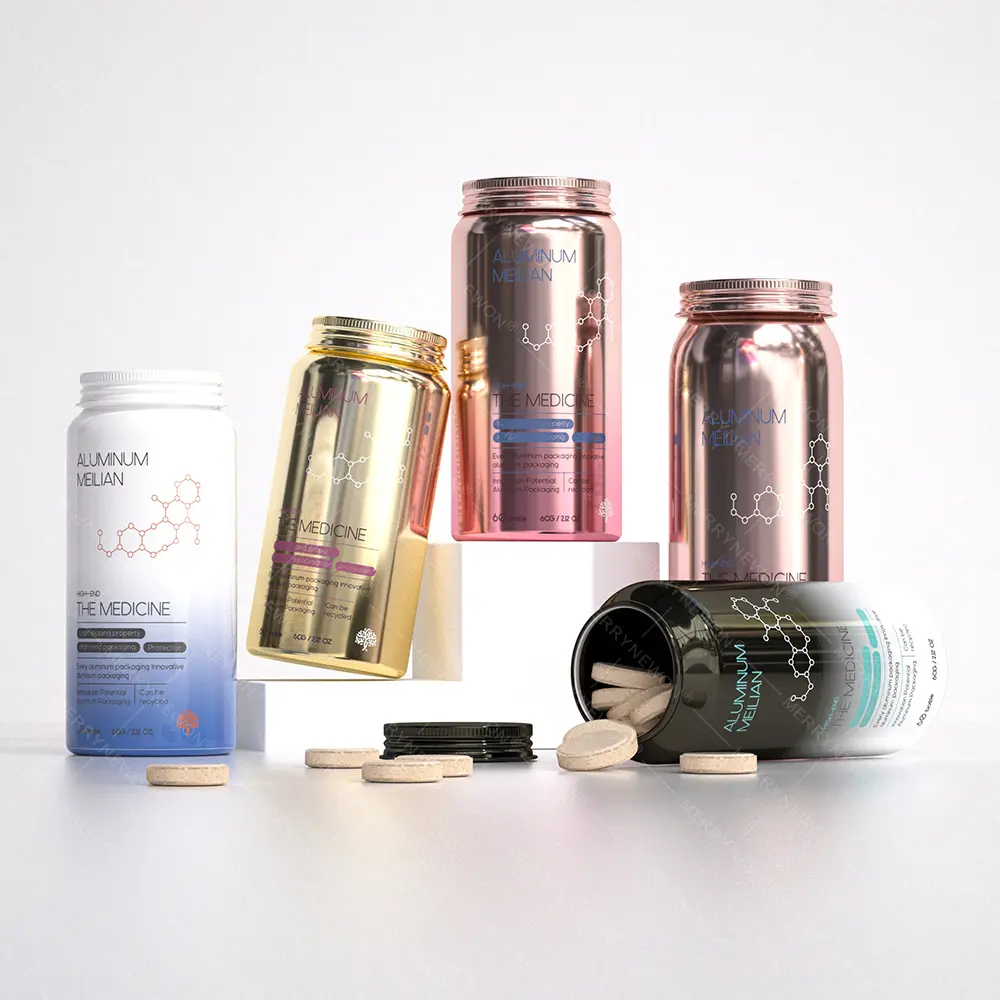Electroplated Screen-Printed Aluminum Cans for Pharmaceuticals