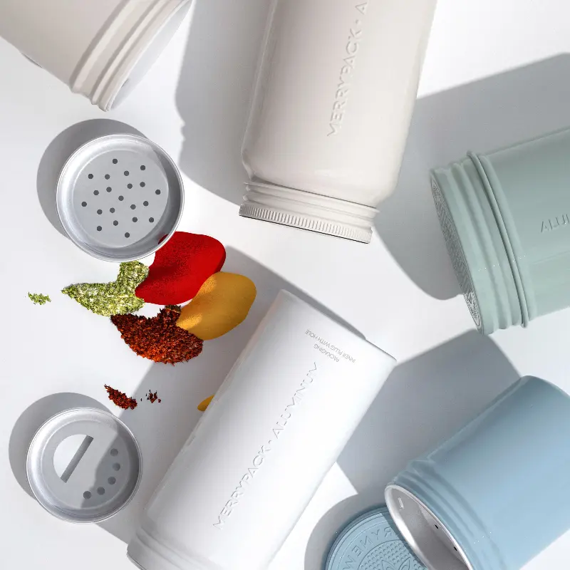 Wholesale Custom Aluminum Jars for Seasoning - Ready Stock