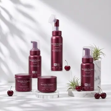 Face Mist Aluminum Spray Bottle Set | Hydrating Toner & S...