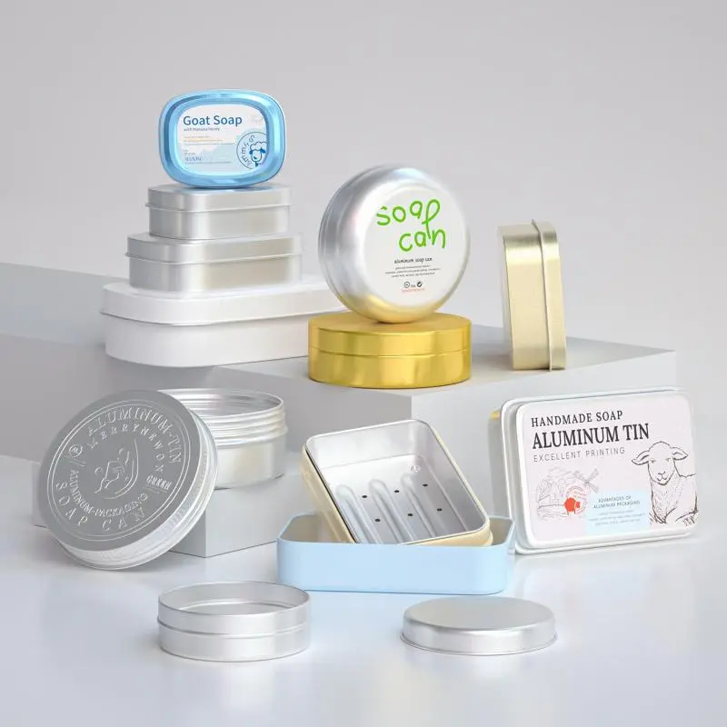 Customized Aluminum Soap Container - Wholesale Square Box