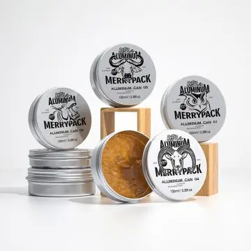 Custom Aluminum Jars for Hair Wax - Wholesale & Spot Orders