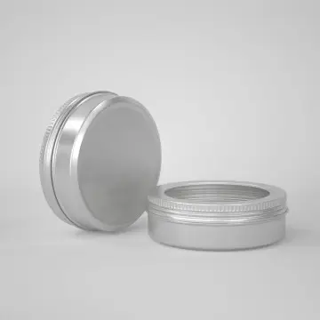 100ml High Quality Cylinder Round Can with clear Window Aluminum Tin