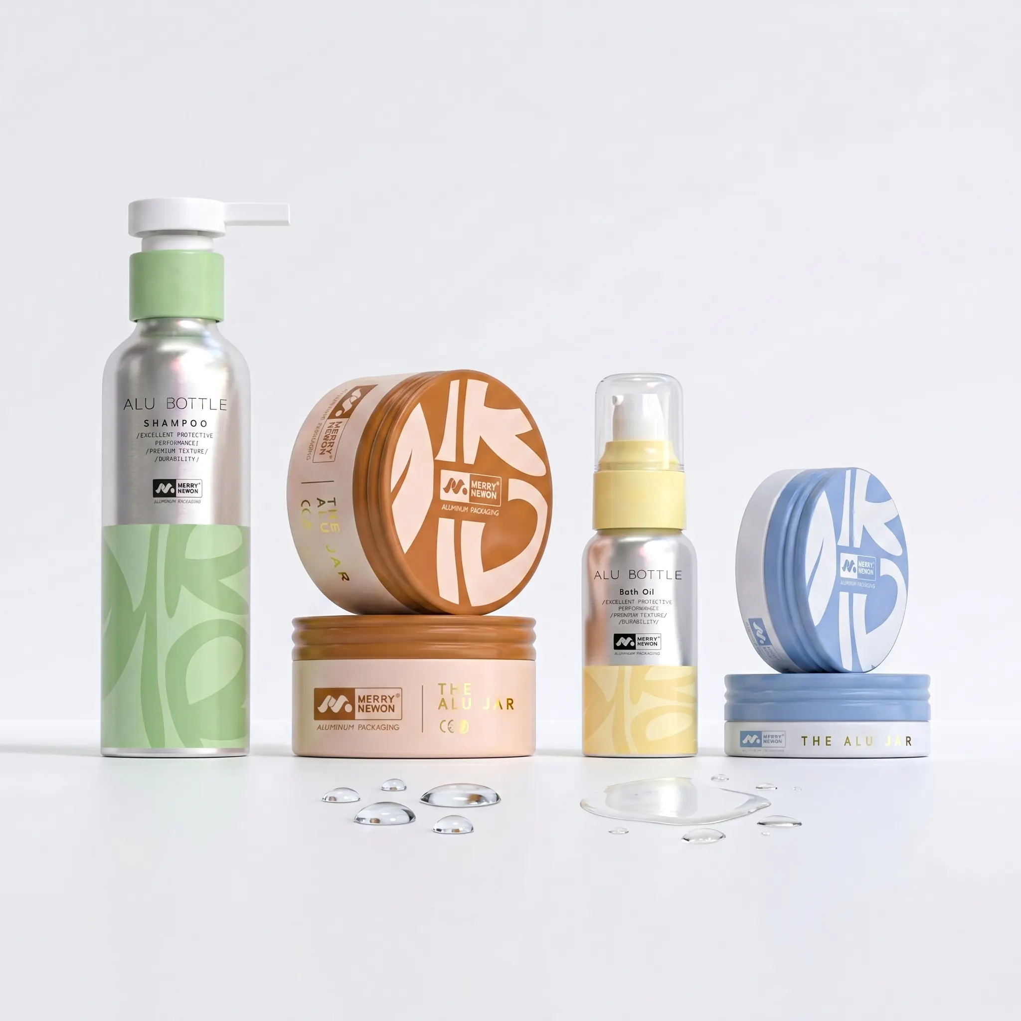 Aluminum Bottle and Jar Set