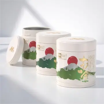 抹茶パウダー用キャニスター缶 食品グレード ロゴオーダー 卸売直販
