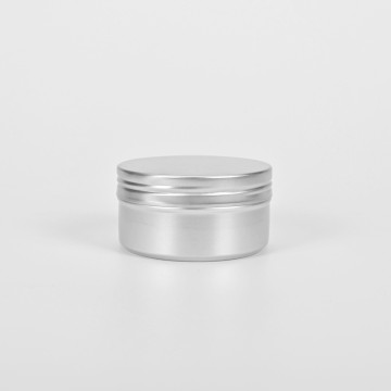 80ml Round Metal Packing Container Aluminum Tin Jars for Cosmetics