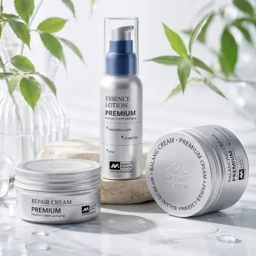 Sustainable Aluminum Lotion & Cream Jar Set | Printed Logo, Bulk