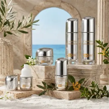 Elegant Glass Cosmetic Containers | Custom Colors, 50-300g Perfume Jars