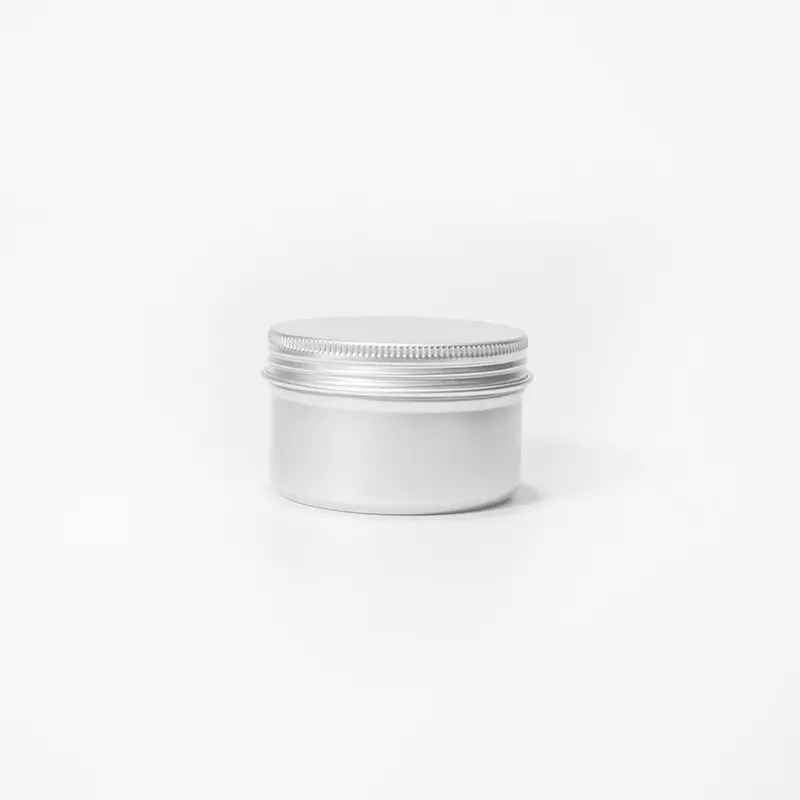 120ml Round Metal Packing Container Aluminum Tin Jars for Cosmetics