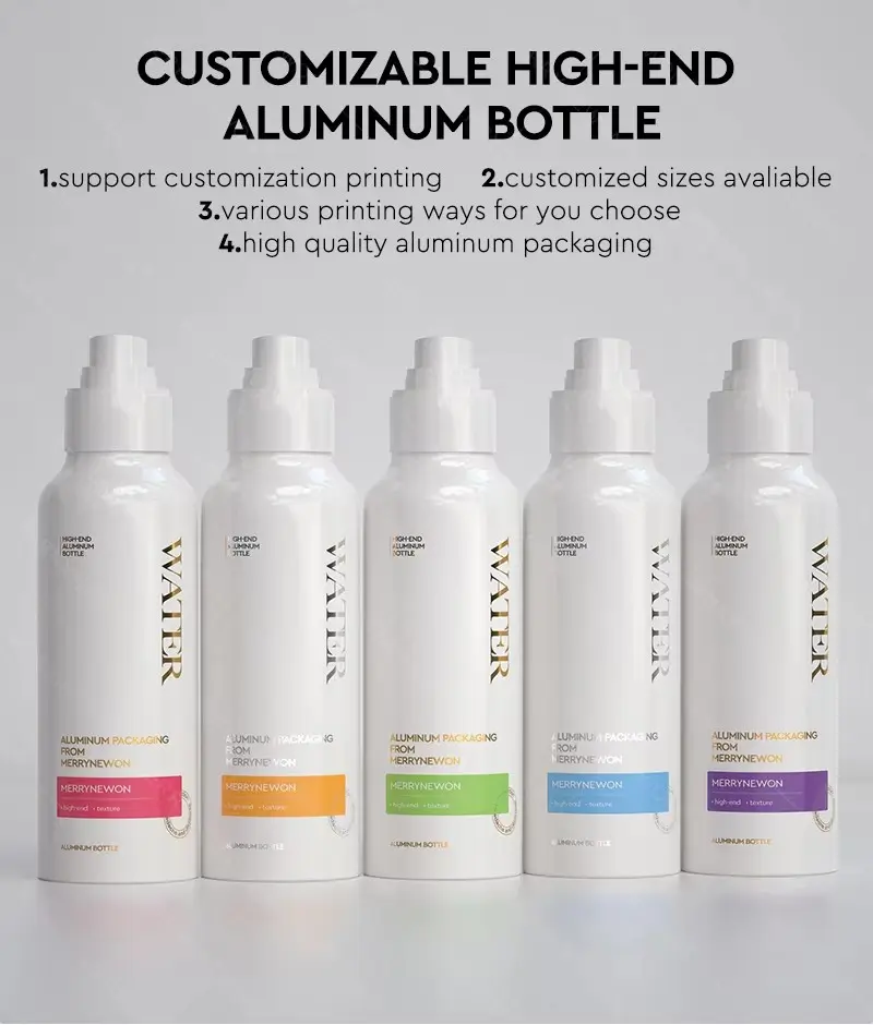 aluminum lotion bottle