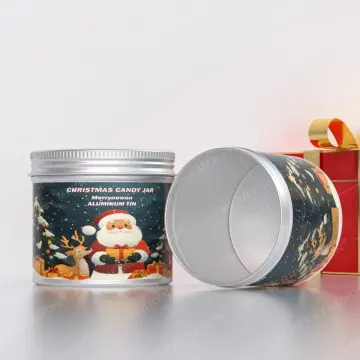 wholesale Christmas gift box candy jar 60ml-150ml