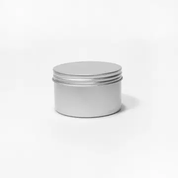200ml Round Metal Packing Container Aluminum Tin Jars for Cosmetics