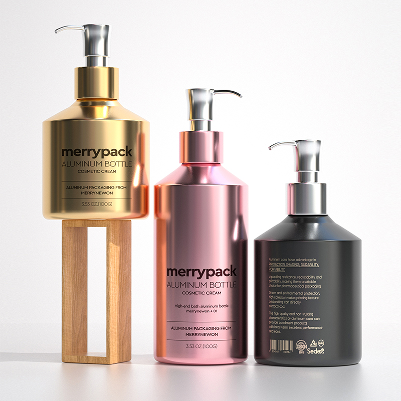 merrynewon aluminum bottles with pump for cosmetic packaging (5).jpg