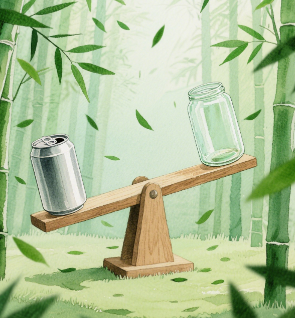 Aluminum Can and Glass Bottle - Clear Weight Difference.png