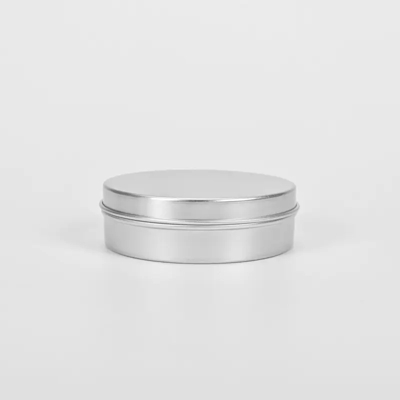 120ml Aluminum Cosmetic Packaging Container Aluminum Tin Jar with Lids