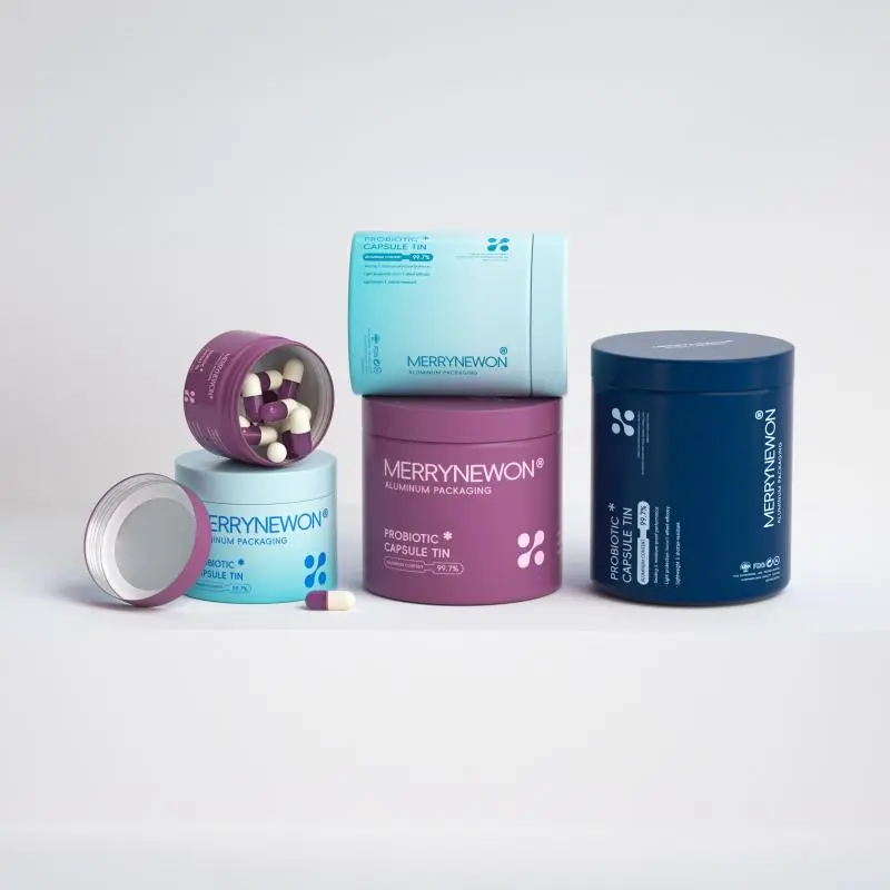Wholesale Probiotic Capsules in Aluminum Jars - Ready Stock