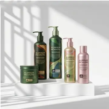 Lightweight Travel Aluminum Cosmetic Set | Custom Color Bottle & Jar 50-200ml