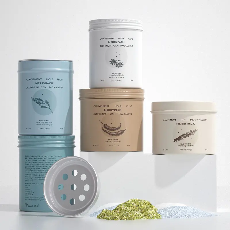 Custom Aluminum Jars for Seasoning - Wholesale Ready Stock