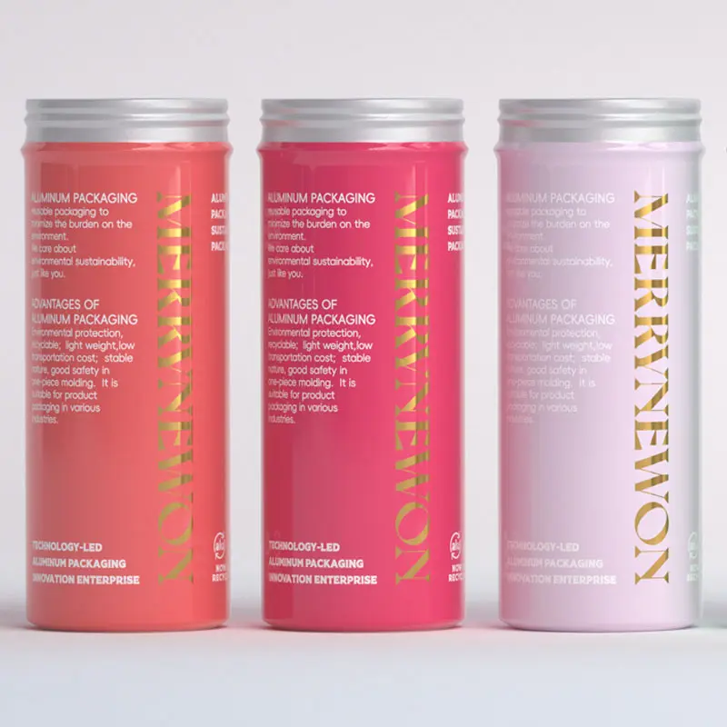 Multi-Printed Tall Aluminum Jars with Foil & Silk Screen