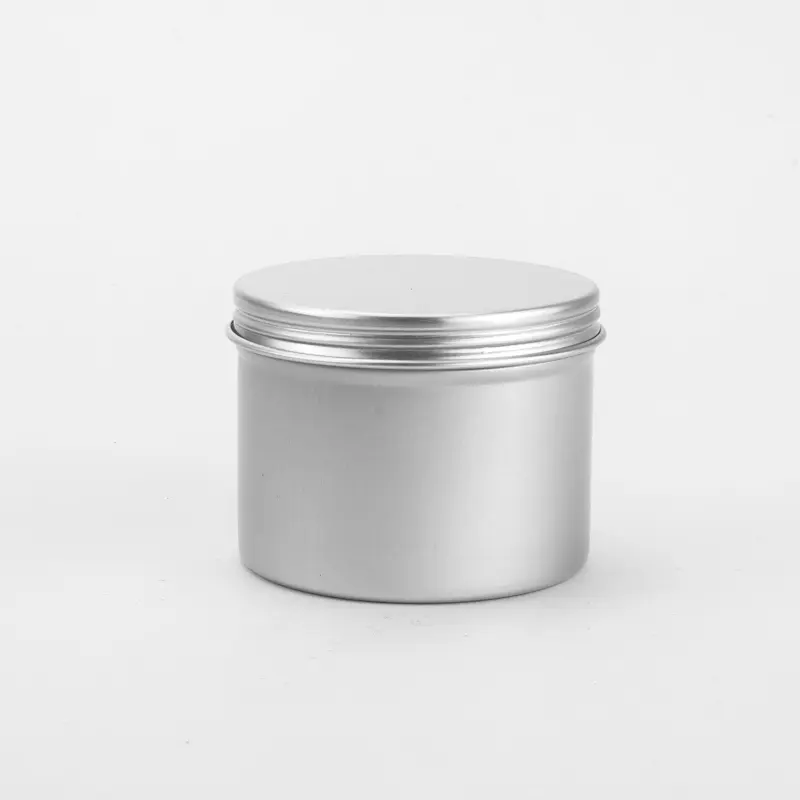 100ml Round Metal Packing Container Aluminum Tin Jars for Cosmetics