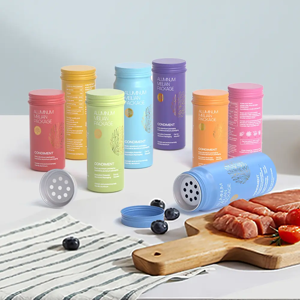 Custom Multi-Color Aluminum Can Printing with Easy-Open Design