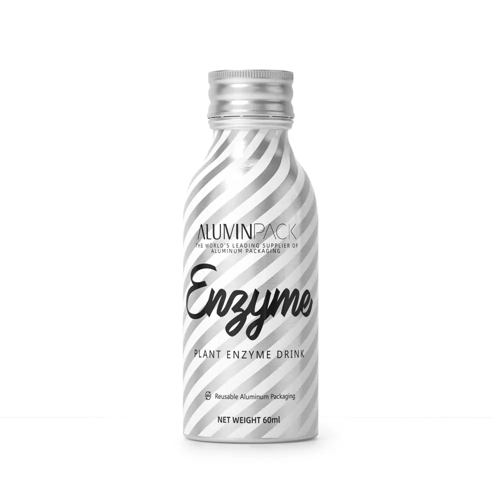Aluminum Bottle With Screw Cap For Beverage