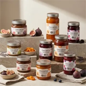 Food-Grade Glass Jars for Pantry | Custom Logo & Color, 100-500g