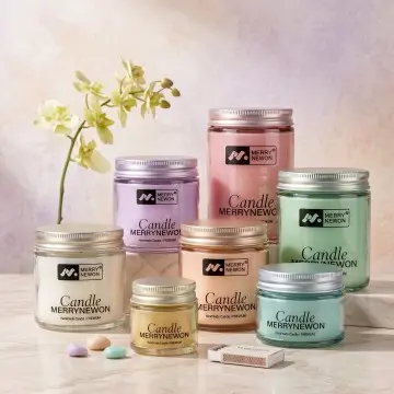 Bulk Glass Candle Jars for Candle Makers | Custom Lids & Logo