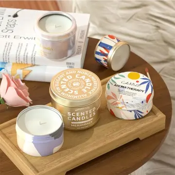 Custom Printed Aluminum Jars for Candle Packaging