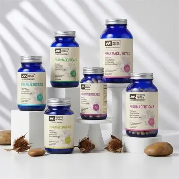Custom Glass Supplement Containers | Bulk Wholesale, 50-3...