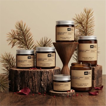 Stock Glass Candle Jars | Ready to Ship with Custom Logo & Colors