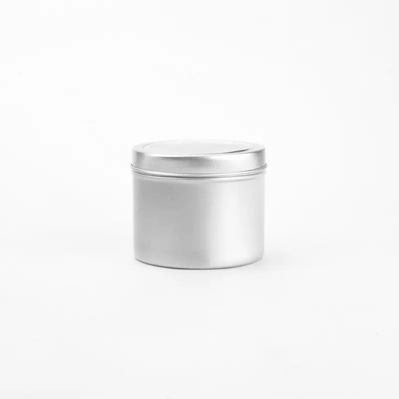 180ml High Quality Cylinder Round Can with clear Window Aluminum Tin