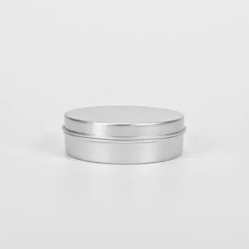 80ml Aluminum Cosmetic Packaging Container Aluminum Tin Jar with Lids