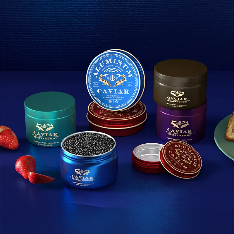 Caviar Packaging Gets a Luxury Glow-Up: Aluminum Jars and Aluminum Tins Take Center Stage​