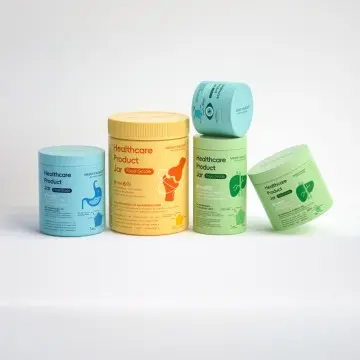 Lightweight Aluminum Jars for Liver & Eye Care Tablets