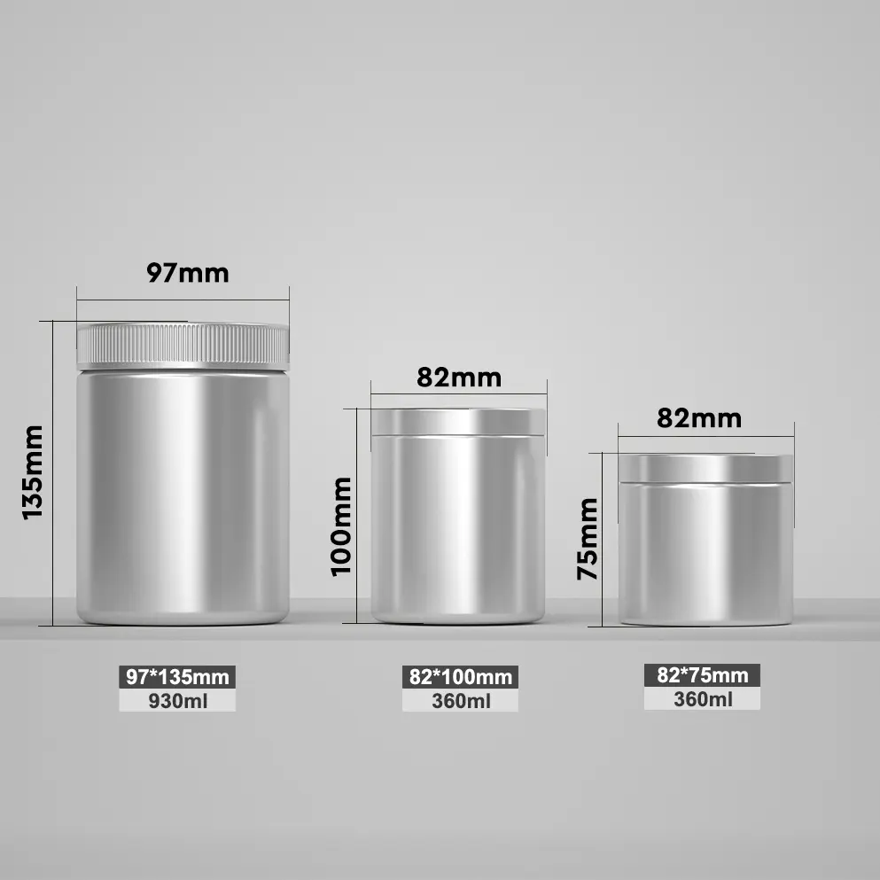 Powder Supplement Cans
