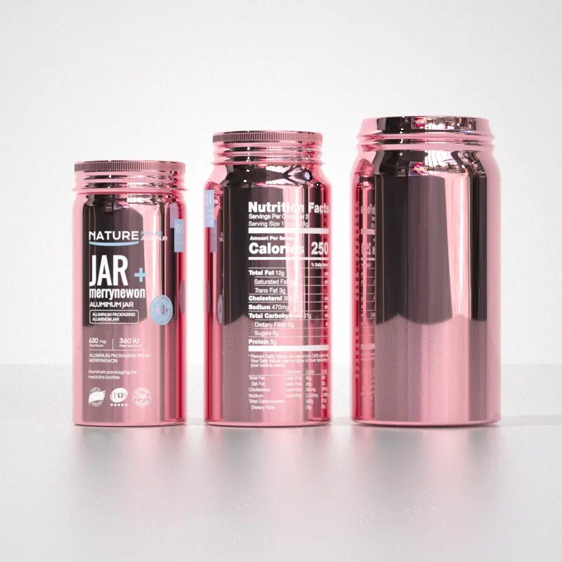 Wholesale Aluminum Pill & Capsule Bottles - Ready Stock-