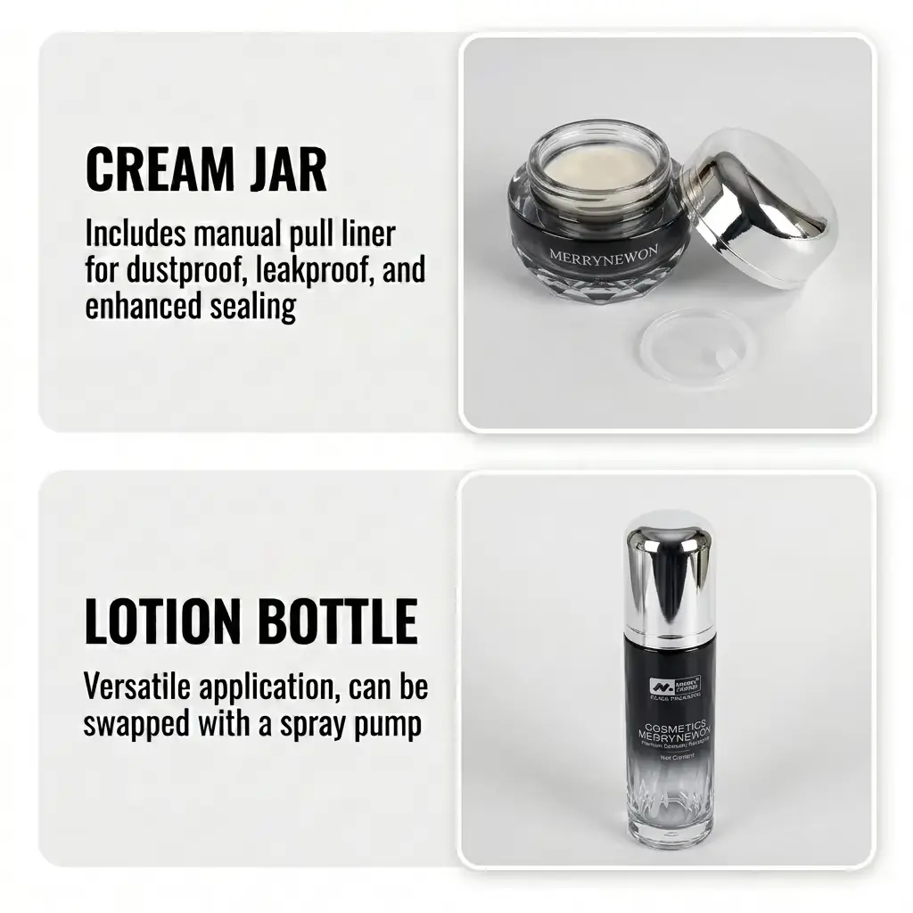 luxury glass perfume bottles