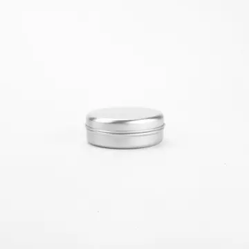 60ml Aluminum Cosmetic Packaging Container Aluminum Tin Jar with Lids